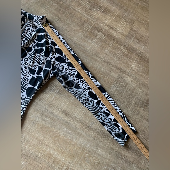 IBKUL Women’s BIANCA Long Sleeve Mock Neck Golf Dress sz L textured UPF 50 Black - Picture 10 of 12